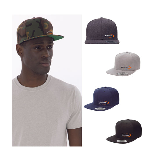 Yupoong Wool Blend Flat Bill Snapback Cap