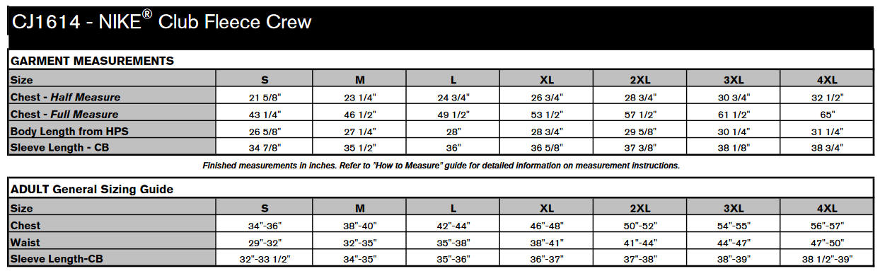 NIKE® CLUB FLEECE CREW CJ1614